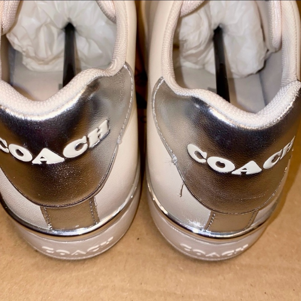 Coach 🤍 Lowline Low Top sneakers 👟 size 10 New in box retail style shoes - Picture 9 of 10